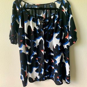 Worthington 3X Modern Print Top